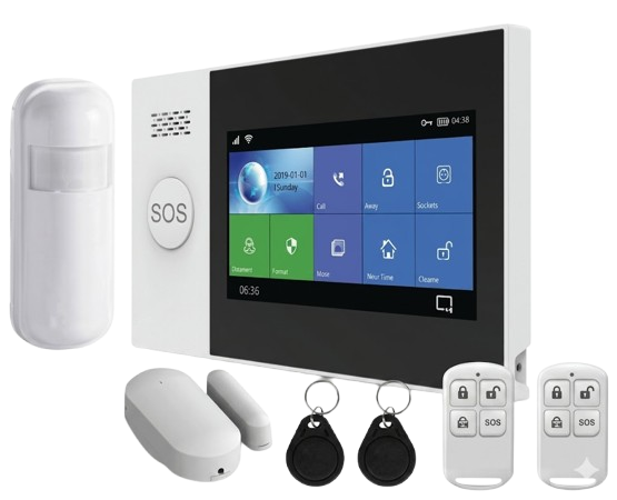 GS-103-4GUS-L Smart 4G/Wi-Fi Wireless Security Alarm System Kit