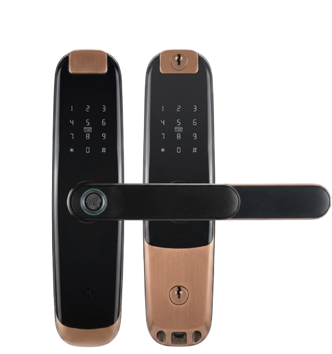 F7 Biometric Smart Wood Door Lock (Wi-Fi & Smart Life Edition)